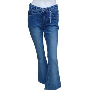 42232...Squeeze Bootcut Jeans Size 3/4, 28"Inseam 8"Rise